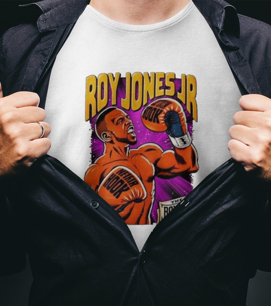 Roy Jones Jr Captain Hook Boxing Legends Wear Hook T-Shirt