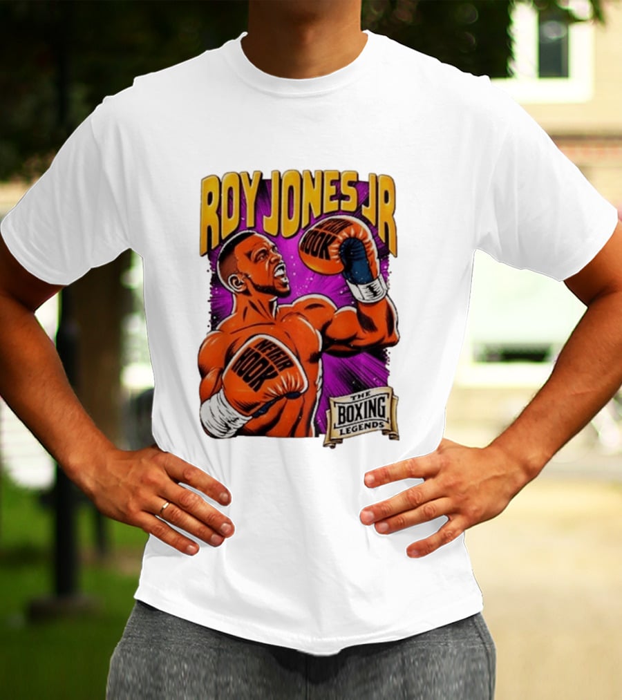 Roy Jones Jr Captain Hook Boxing Legends Wear Hook T-Shirt