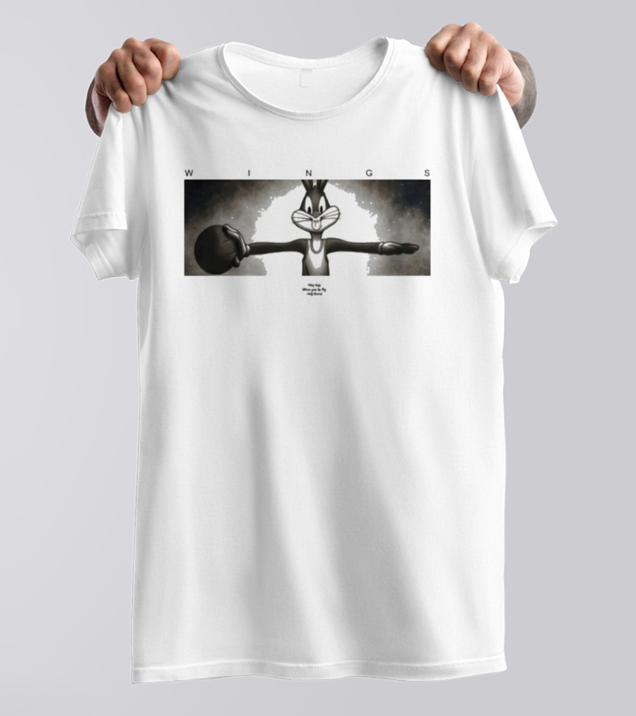 Wings Bugs Bunny Basketball Russell Westbrook Jordan Collaboration T-Shirt