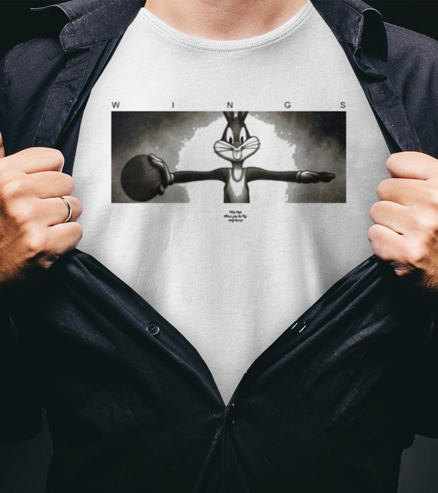 Wings Bugs Bunny Basketball Russell Westbrook Jordan Collaboration T-Shirt