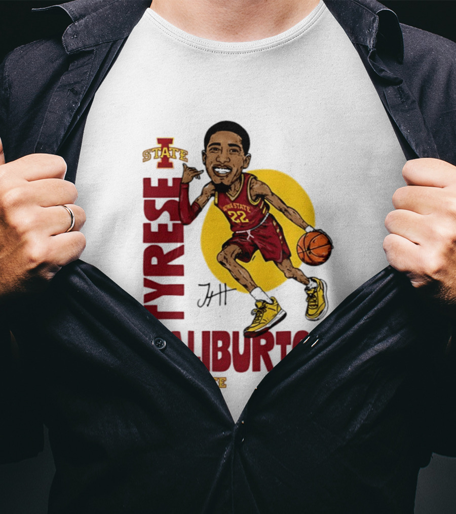 Tyrese Haliburton Iowa State Cyclones Basketball Caricature 22 T-Shirt