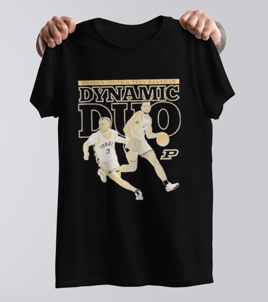 Braden Smith Trey Kaufman Dynamic Duo Purdue Boilermakers NCAA Basketball T-Shirt