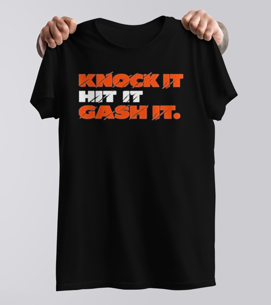 Chicago Bears Knock It Hit It Gash It T-Shirt