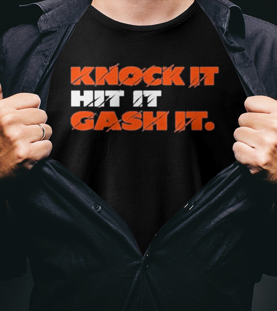 Chicago Bears Knock It Hit It Gash It T-Shirt