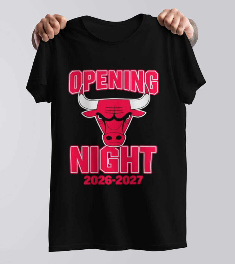 Chicago Bulls Opening Night 2026 2027 NBA T-Shirt