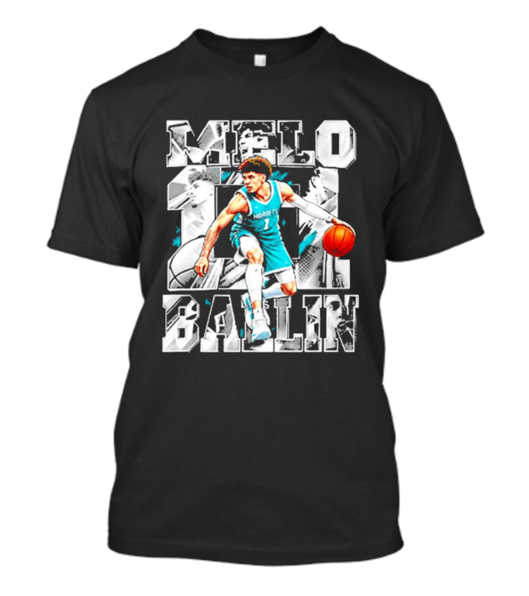 Classic LaMelo Ball Melo TEA Ballin Charlotte Hornets Bootleg Rap T-Shirt