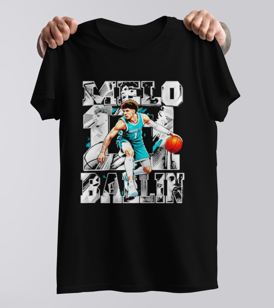 Classic LaMelo Ball Melo TEA Ballin Charlotte Hornets Bootleg Rap T-Shirt