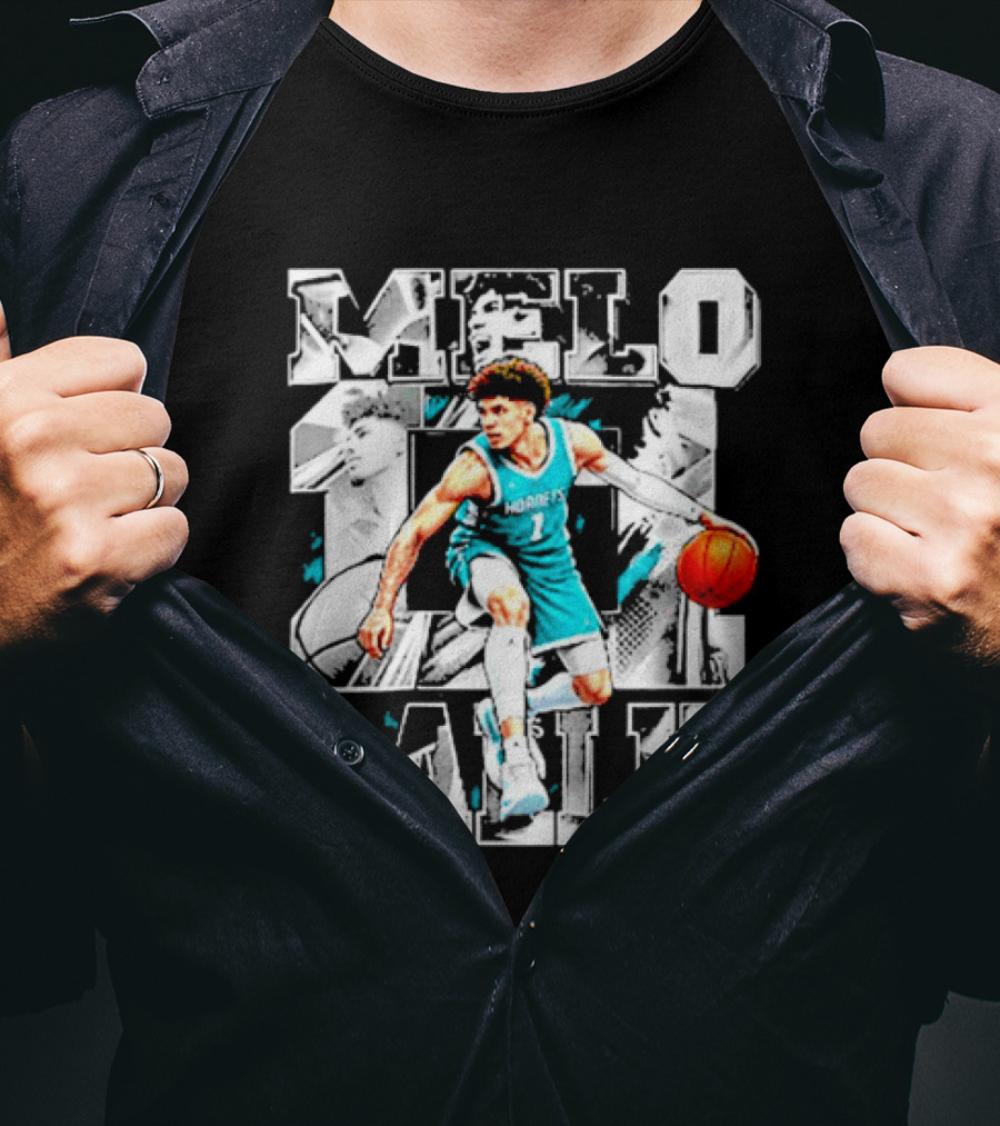 Classic LaMelo Ball Melo TEA Ballin Charlotte Hornets Bootleg Rap T-Shirt