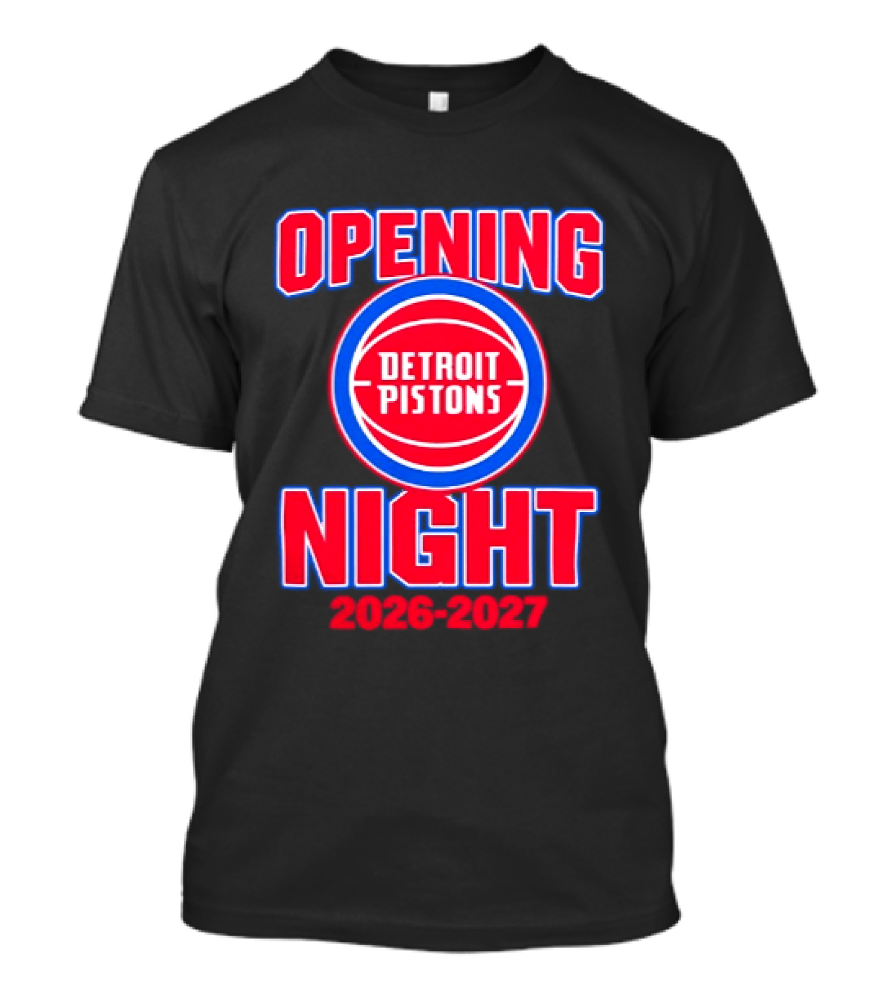Detroit Pistons Opening Night 2026 2027 NBA Event T-Shirt