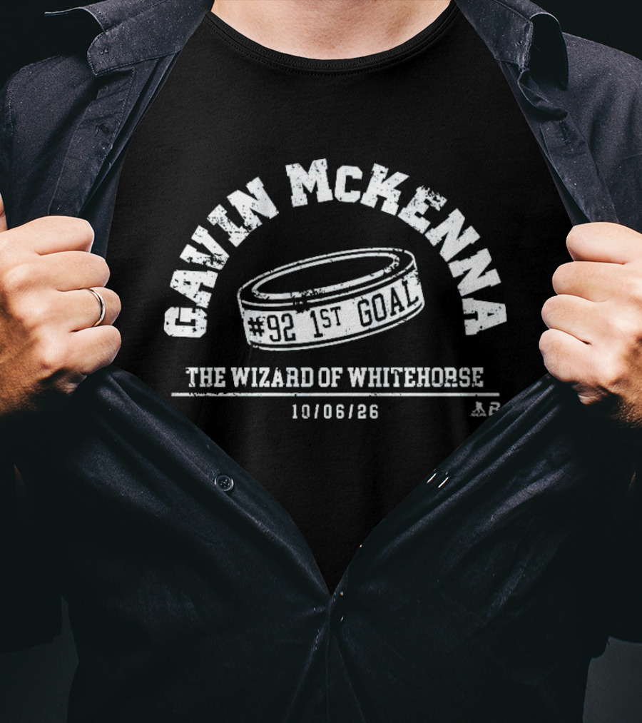 Gavin McKenna 1st Goal 92 The Wizard Of Whitehorse 10/06/26 T-Shirt