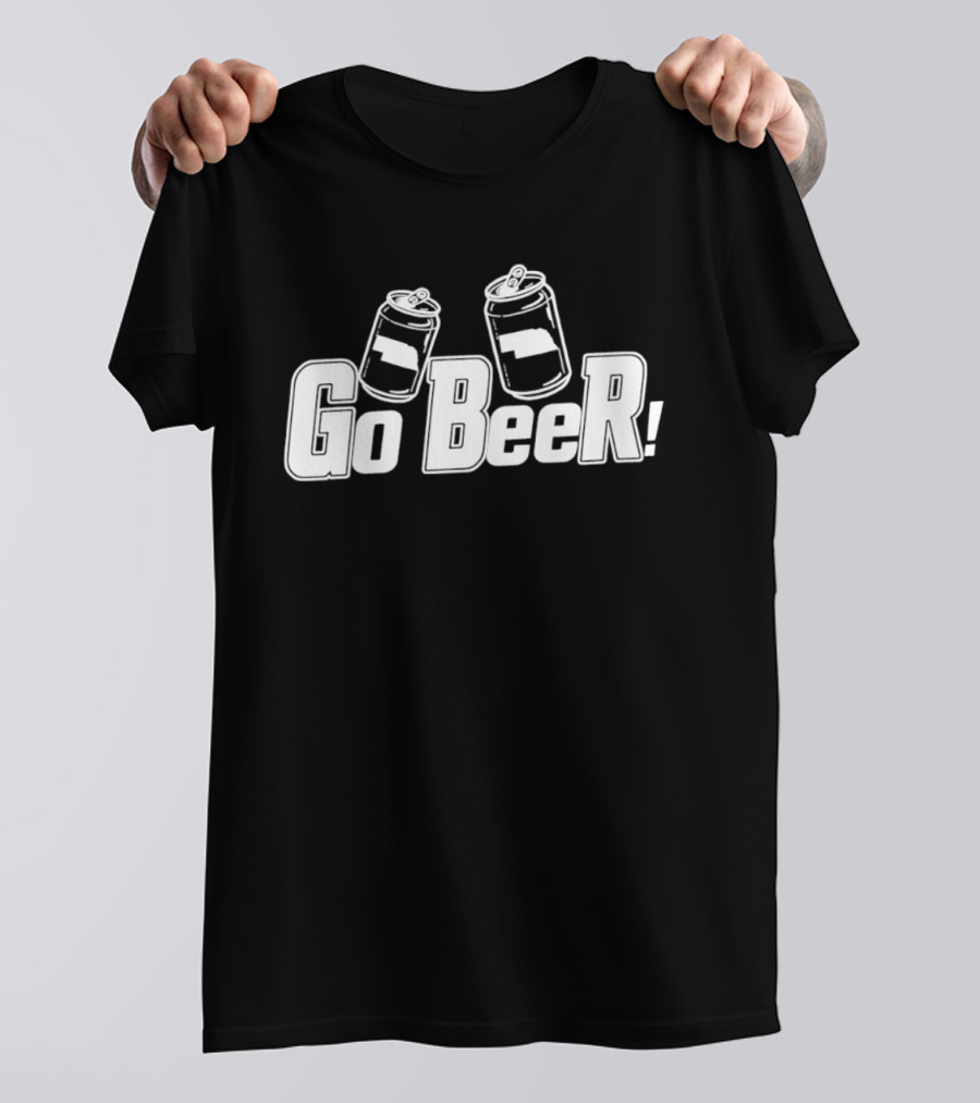 Go BeeR Nebraska Cans Cheers Party T-Shirt