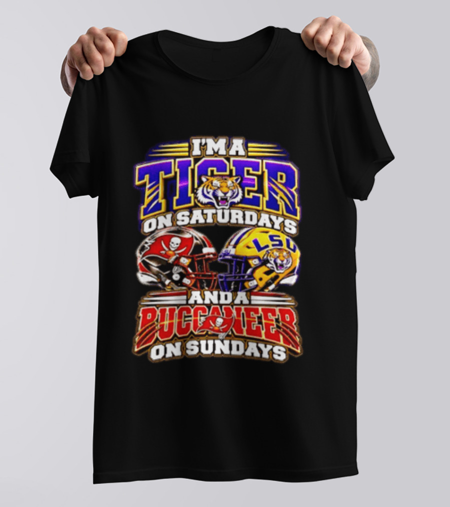 I'm A Tiger On Saturdays And A Buccaneer On Sundays T-Shirt