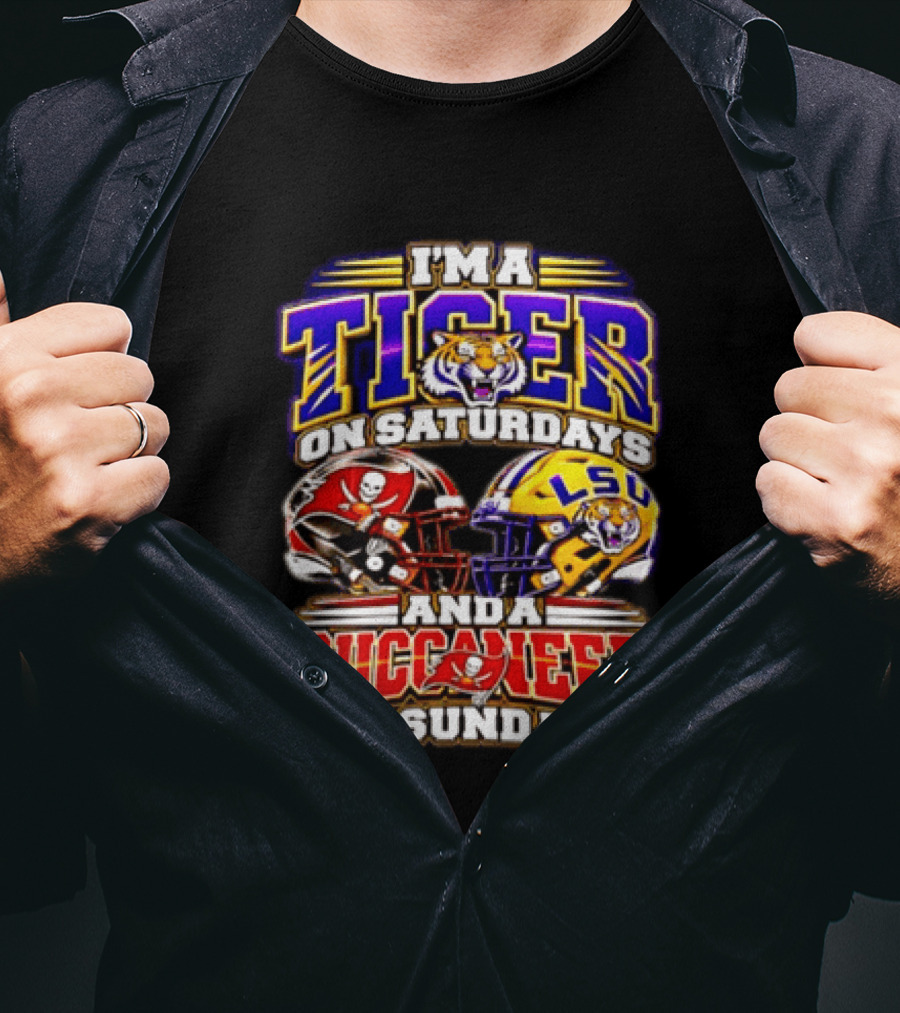 I'm A Tiger On Saturdays And A Buccaneer On Sundays T-Shirt
