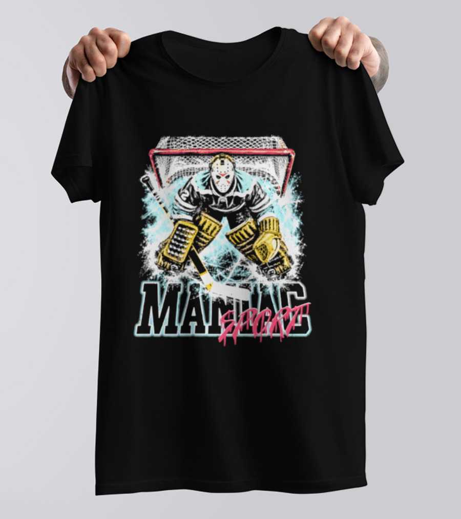 Jason Voorhees Maniac Sport 2026 Hockey Halloween T-Shirt