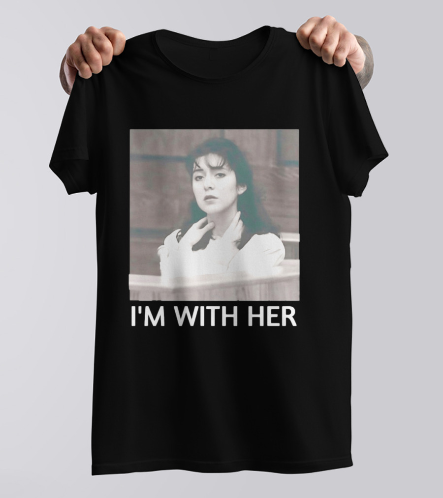 Lorena Bobbitt I'm With Her Courtroom Image T-Shirt