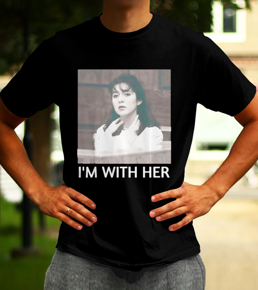 Lorena Bobbitt I'm With Her Courtroom Image T-Shirt