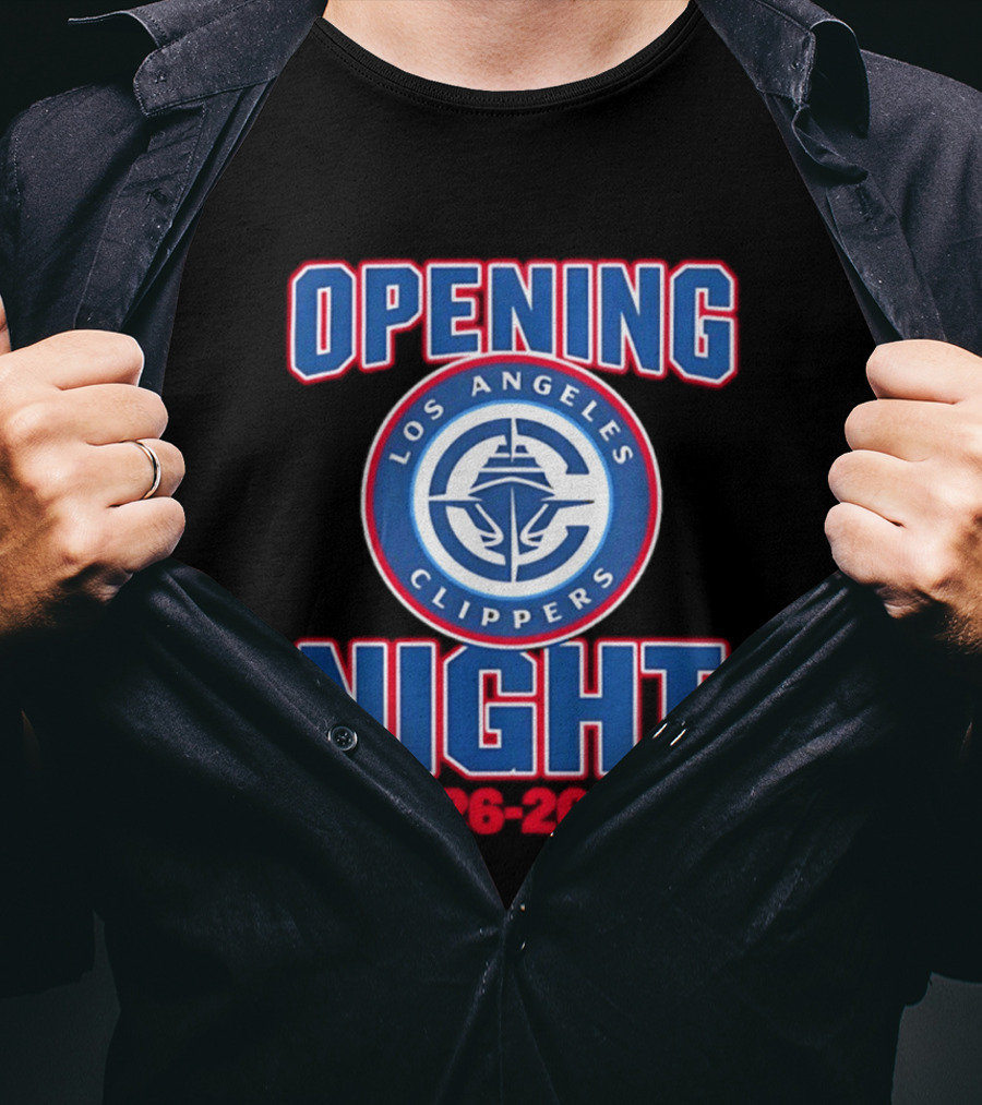 Los Angeles Clippers Opening Night 2026 2027 T-Shirt