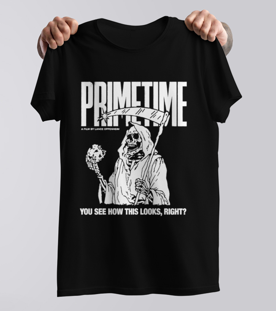 Robert Pattinson Primetime You See How This Looks Right A Film By Louis Oppenheim T-Shirt