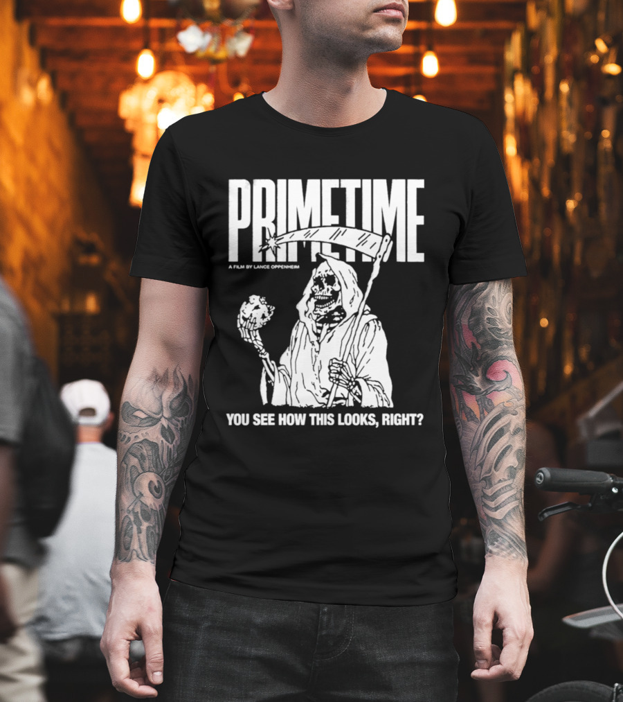 Robert Pattinson Primetime You See How This Looks Right A Film By Louis Oppenheim T-Shirt