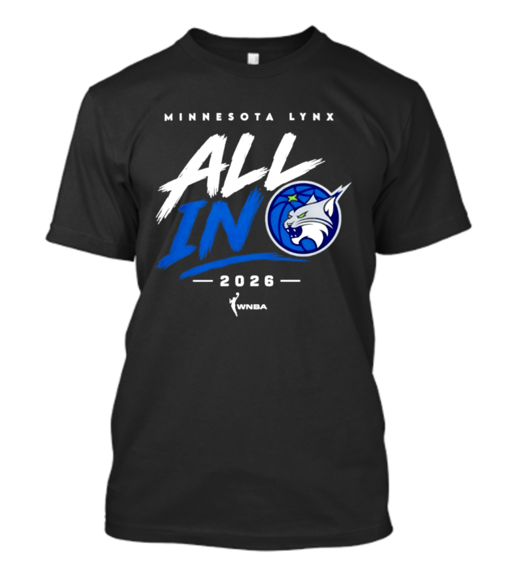 Minnesota Lynx All In 2026 WNBA Team Spirit T-Shirt