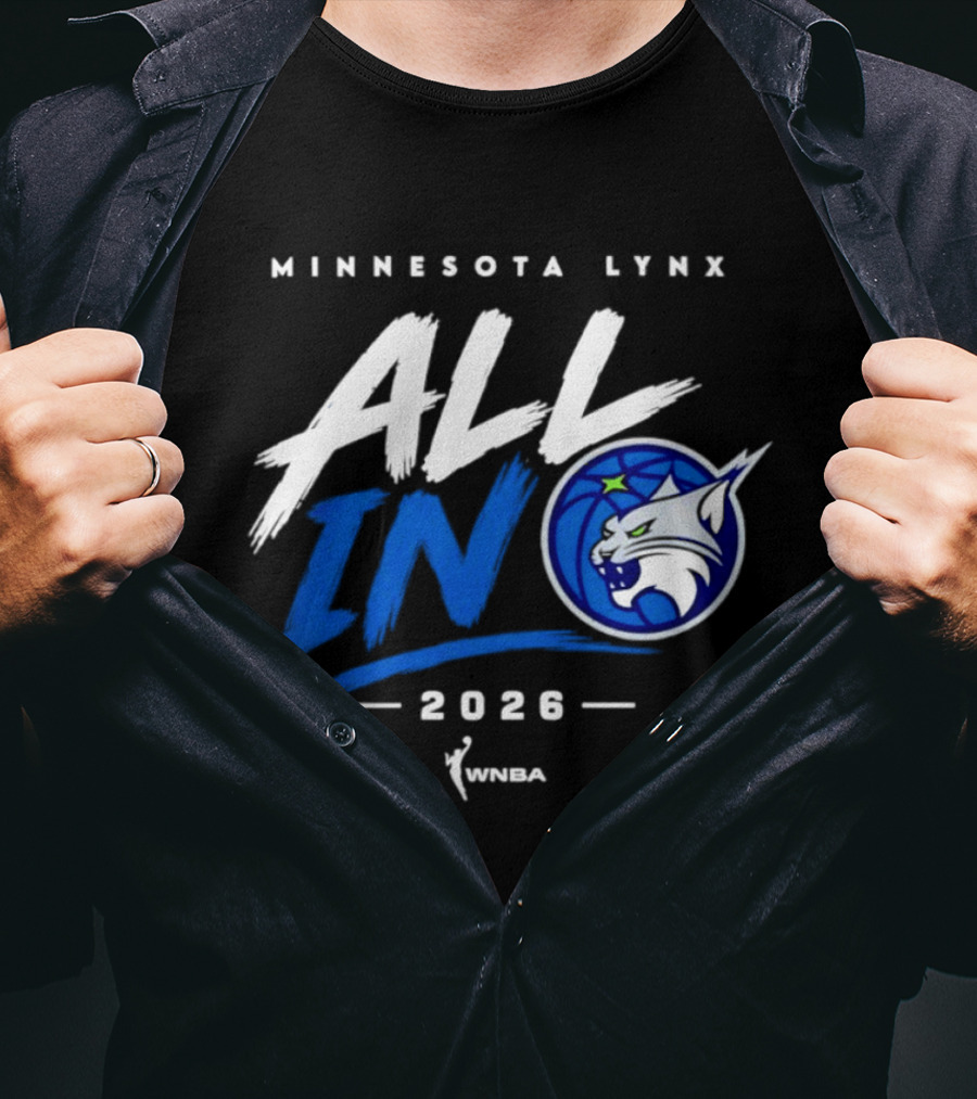 Minnesota Lynx All In 2026 WNBA Team Spirit T-Shirt
