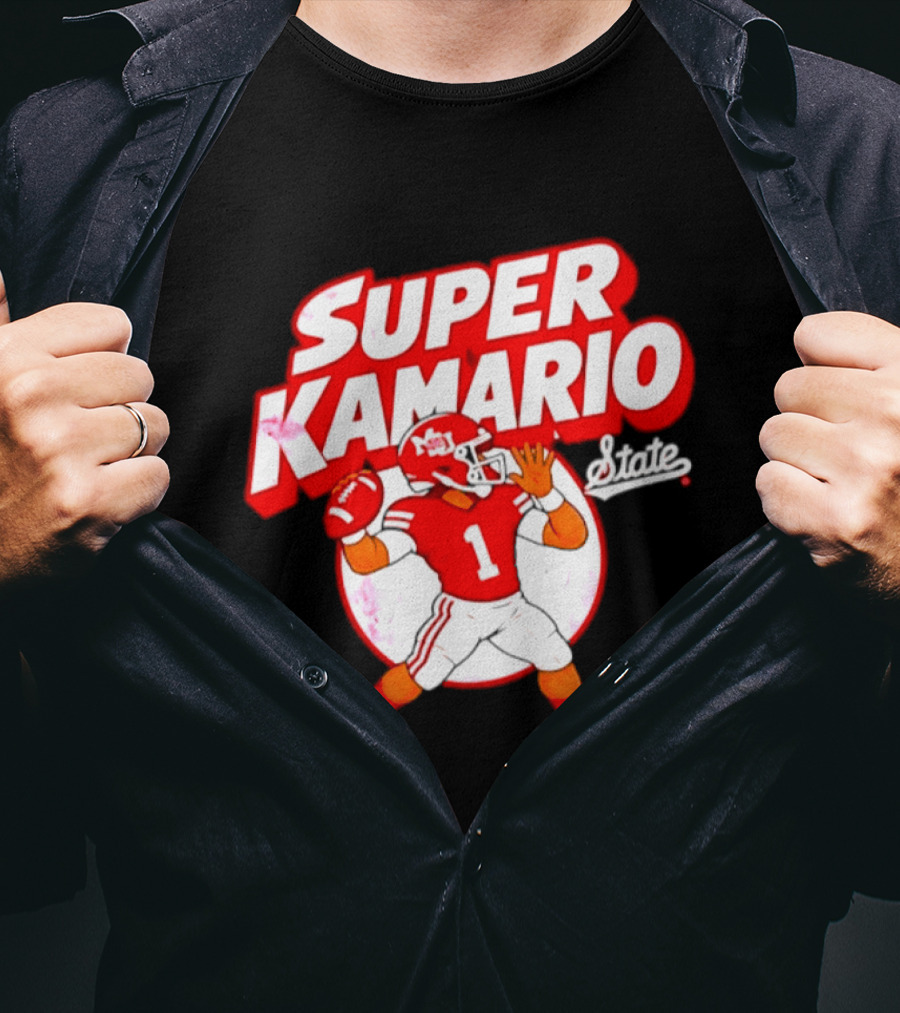 Super Kamario Mississippi State Bulldogs Football Player T-Shirt