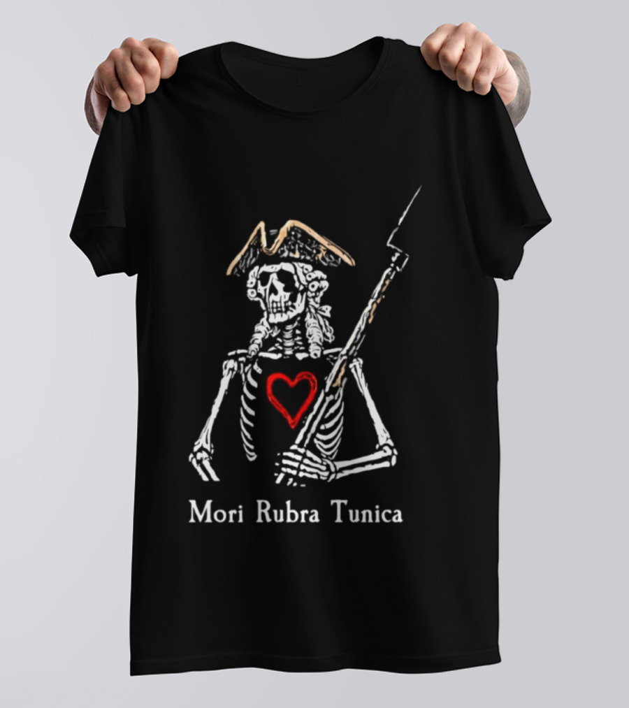 Mori Rubra Tunica Skeleton With Heart T-Shirt