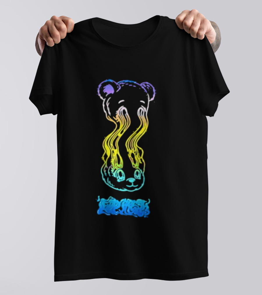 Teddy Fresh Melting Bear Illustration Multicolor T-Shirt