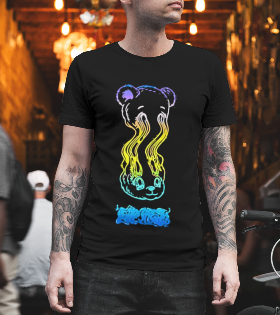 Teddy Fresh Melting Bear Illustration Multicolor T-Shirt