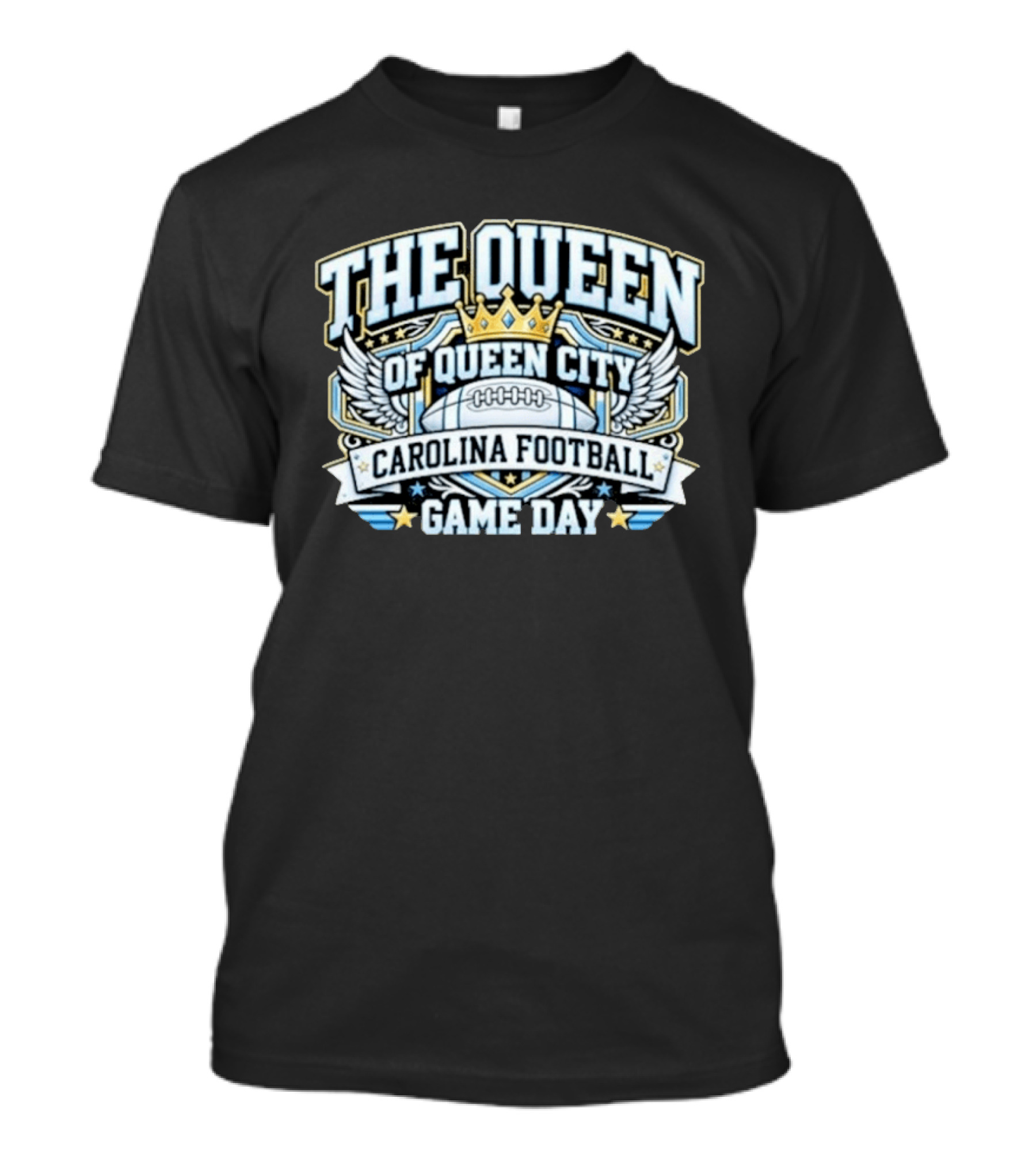 The Queen Of Queen City Carolina Football Game Day T-Shirt