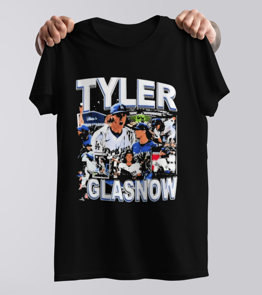Tyler Glasnow Los Angeles Dodgers Baseball Team T-Shirt