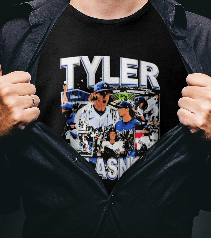 Tyler Glasnow Los Angeles Dodgers Baseball Team T-Shirt