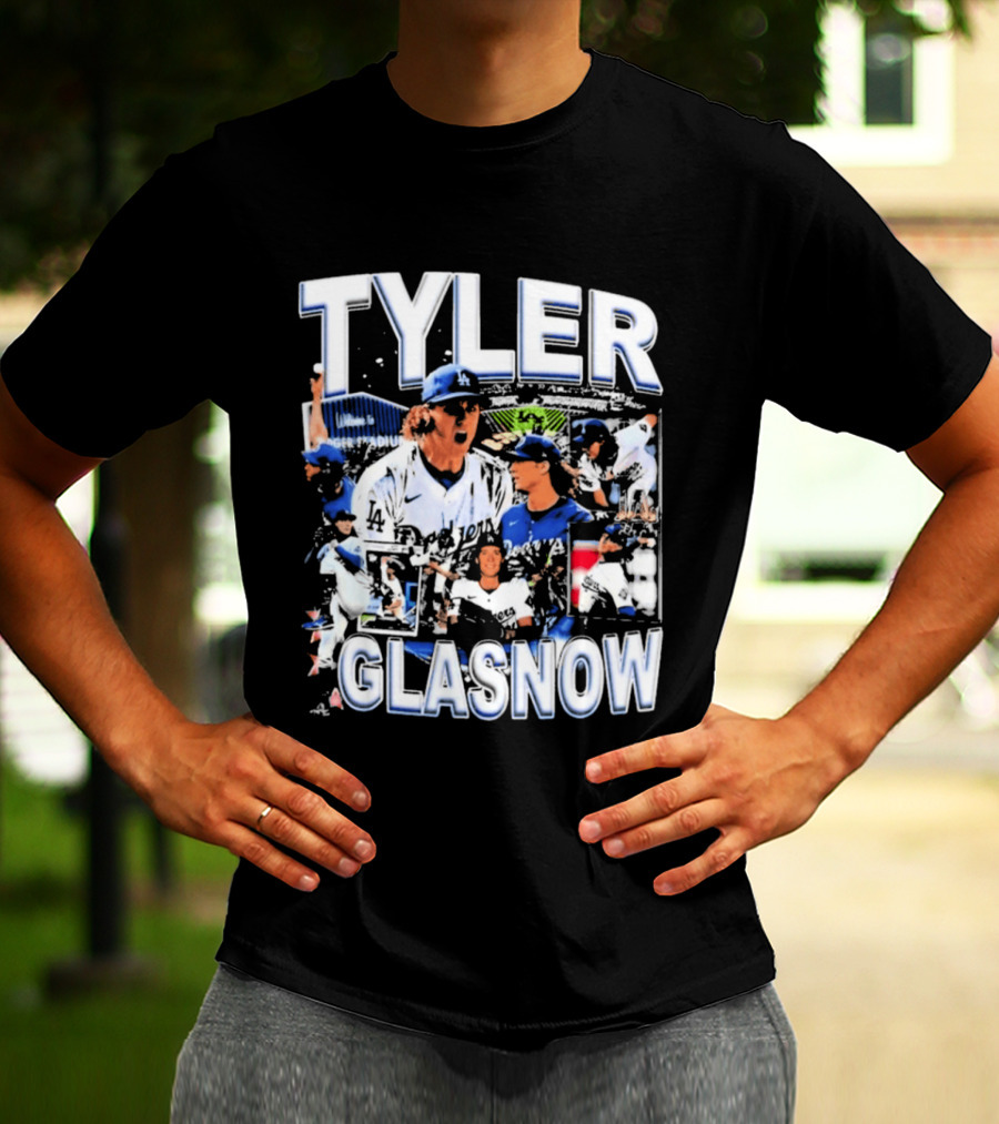 Tyler Glasnow Los Angeles Dodgers Baseball Team T-Shirt