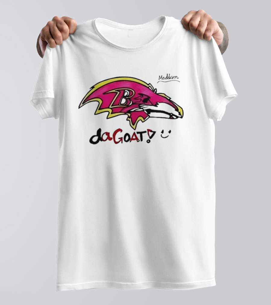 Baltimore Ravens Crucial Catch 2026 Young Heroes Fighting Cancer DaGOAT T-Shirt