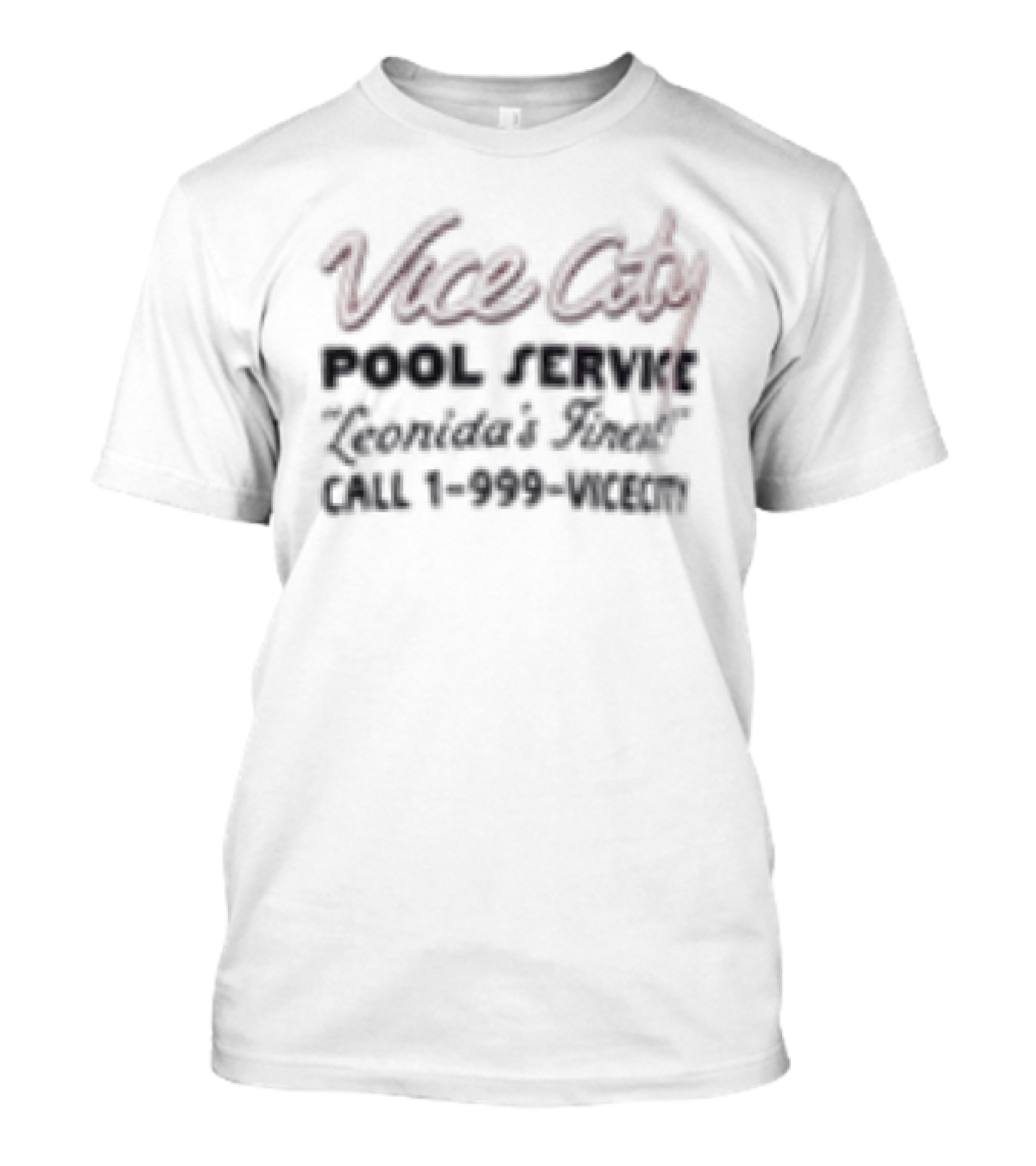 GTA VI Miami Vice City Pool Service Pocket Duvin Court Culture T-Shirt