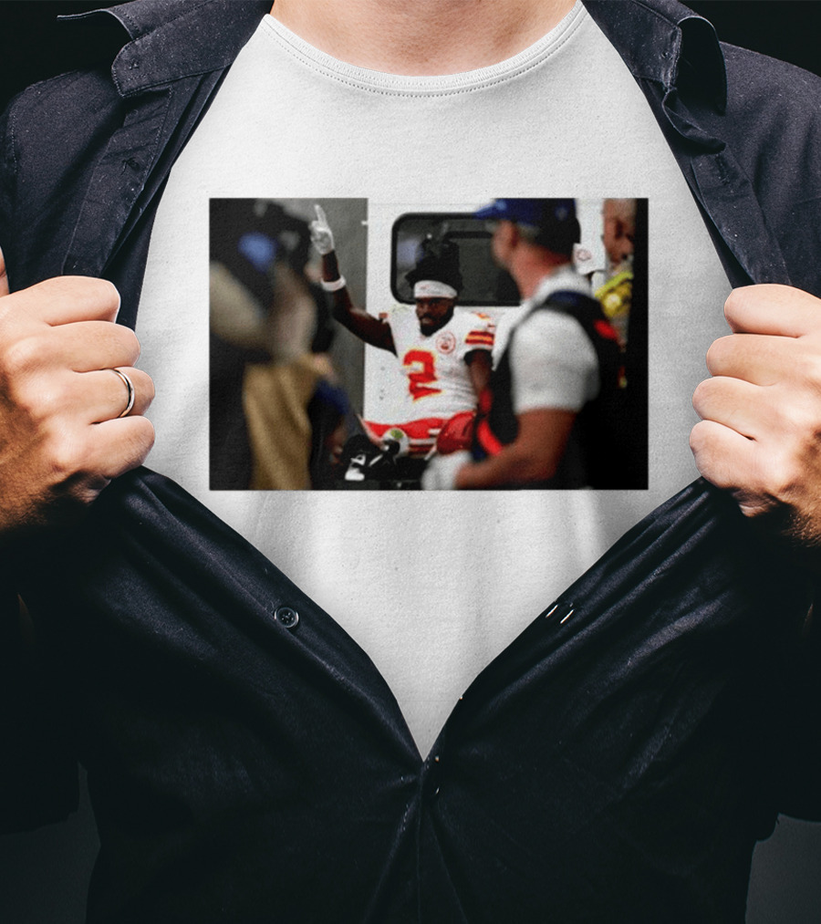 Tyquan Thornton Kansas City Chiefs Number 2 On Field Celebration 2026 T-Shirt