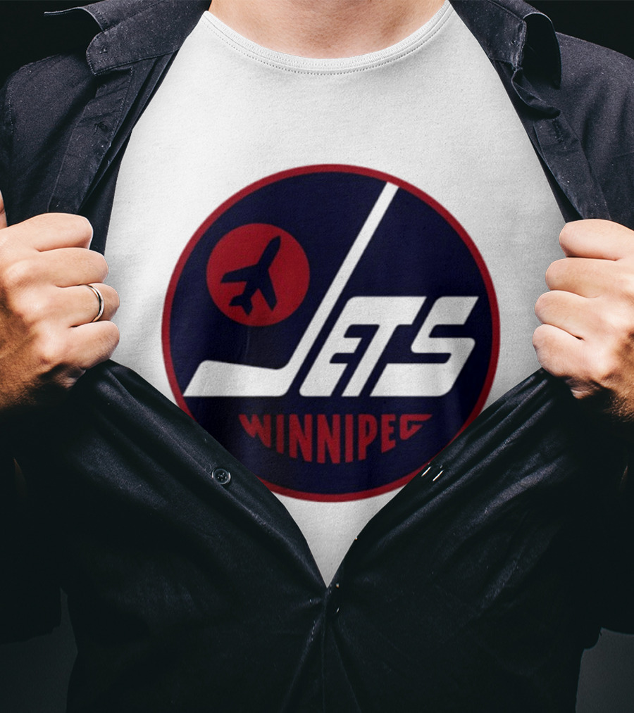 Winnipeg Jets 2026 NHL Heritage Classic Retro Circle T-Shirt