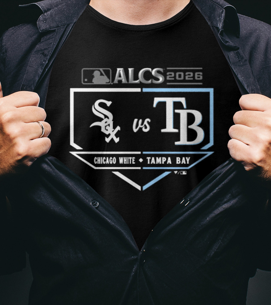 MLB 2026 ALCS Chicago White Sox Vs Tampa Bay Rays Matchup T-Shirt