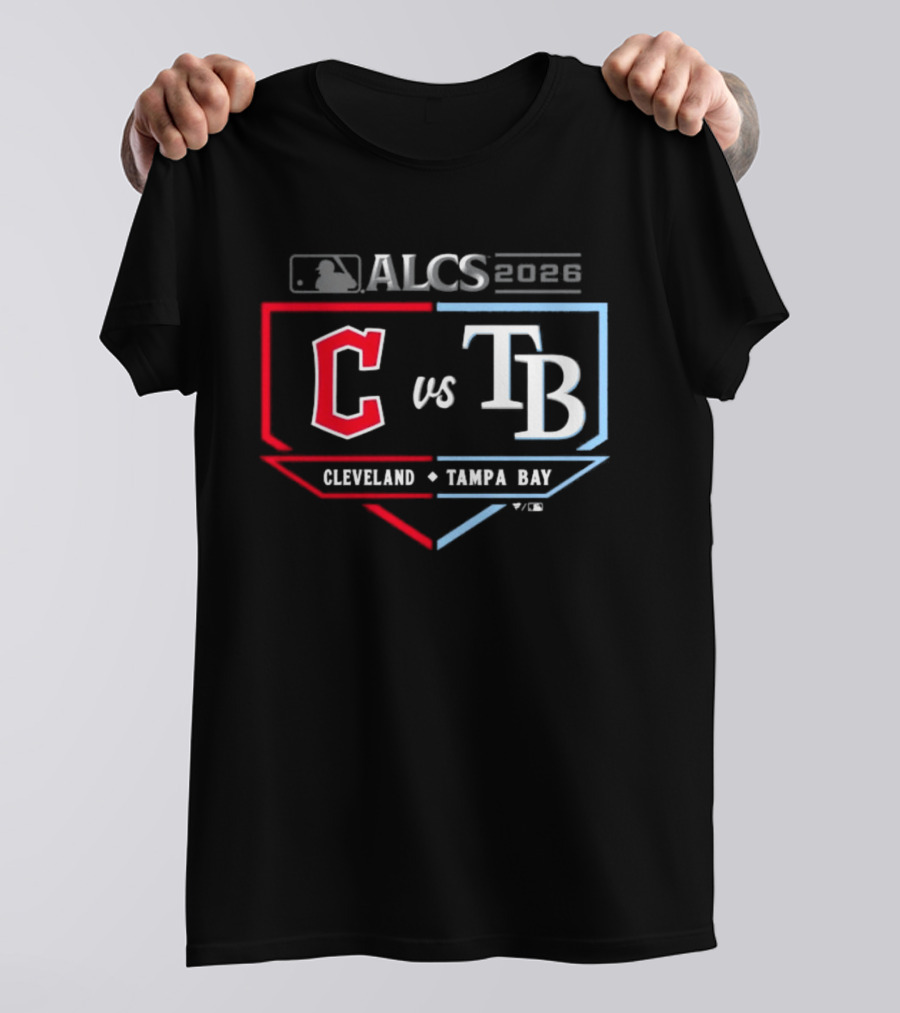 Cleveland Guardians Vs Tampa Bay Rays 2026 ALCS Matchup Official MLB T-Shirt