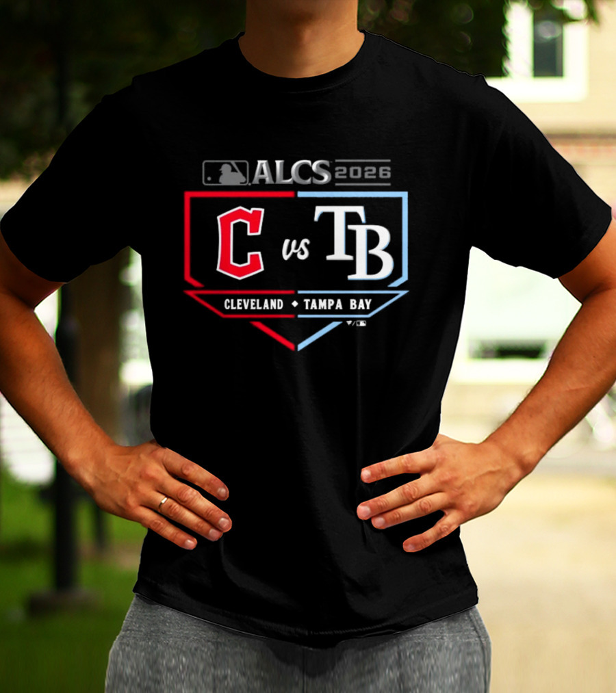 Cleveland Guardians Vs Tampa Bay Rays 2026 ALCS Matchup Official MLB T-Shirt