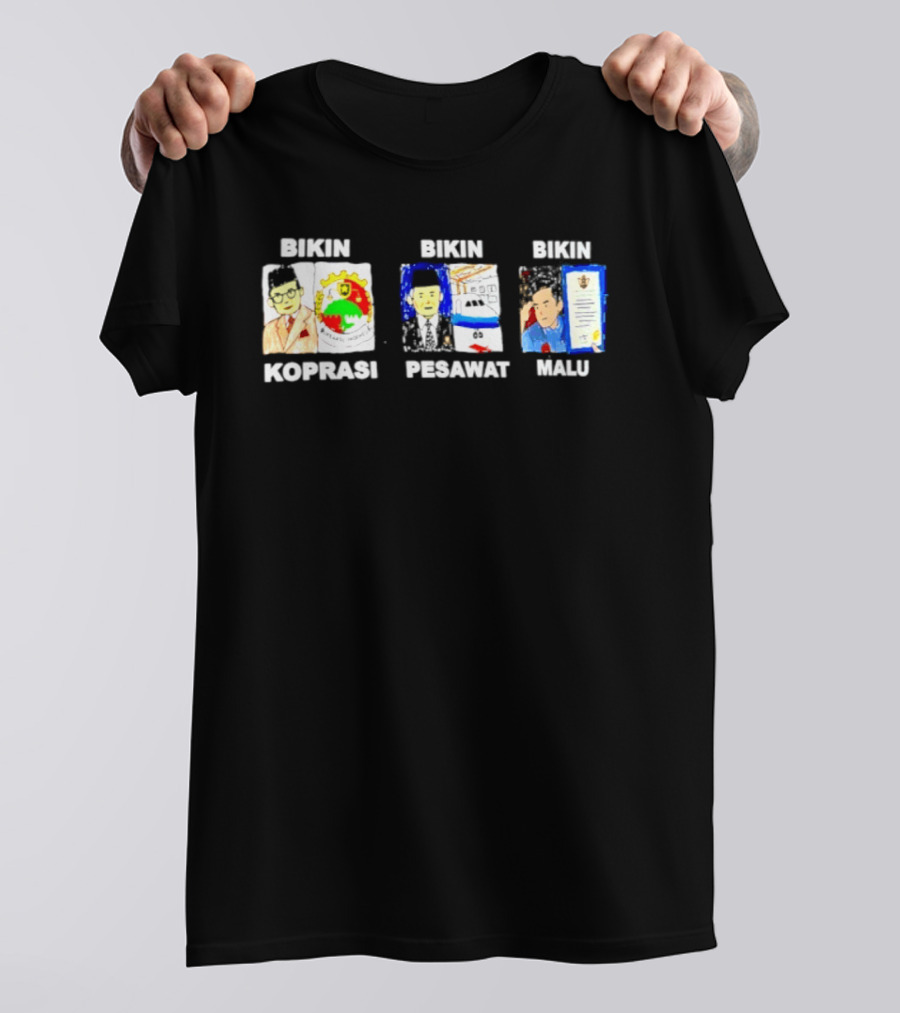 Indonesia Bikin Koprasi Pesawant Malu Comic T-Shirt