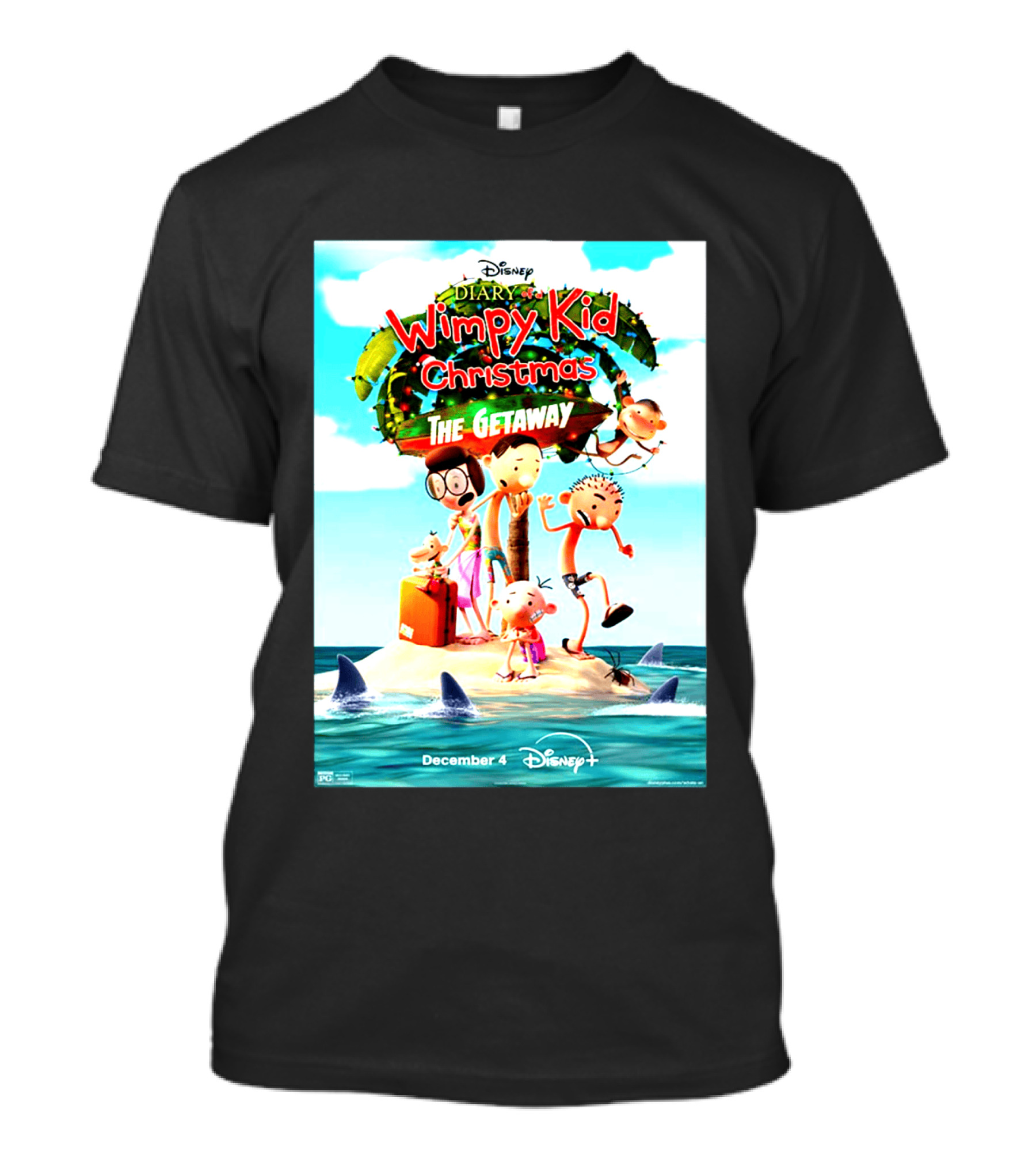 Disney Diary Of A Wimpy Kid Christmas The Getaway December 4 Disney+ T-Shirt
