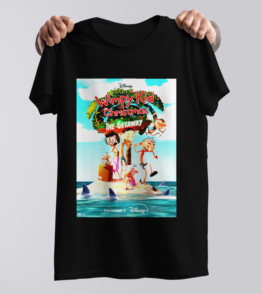 Disney Diary Of A Wimpy Kid Christmas The Getaway December 4 Disney+ T-Shirt