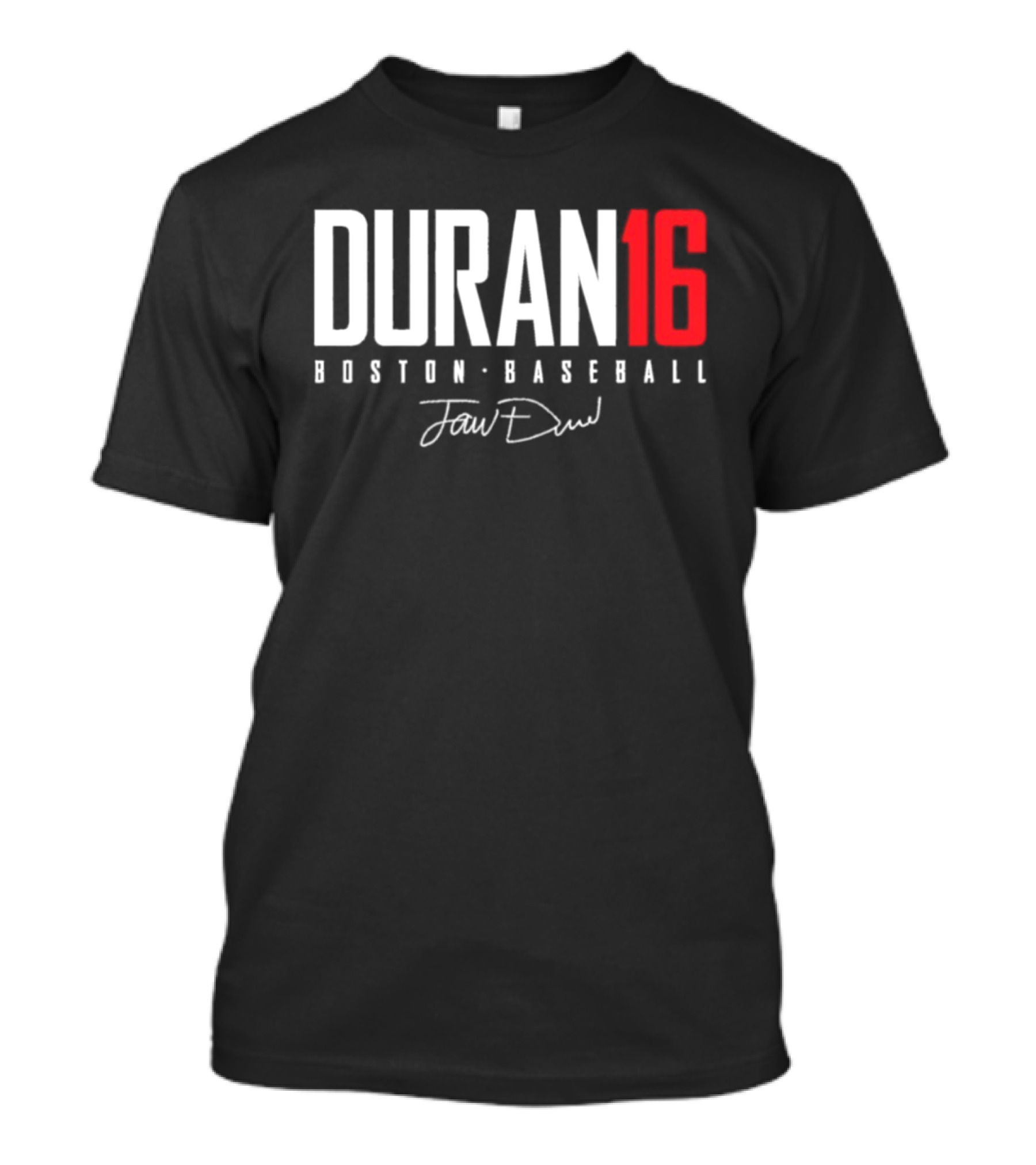 Jarren Duran 16 Boston Baseball Signature T-Shirt