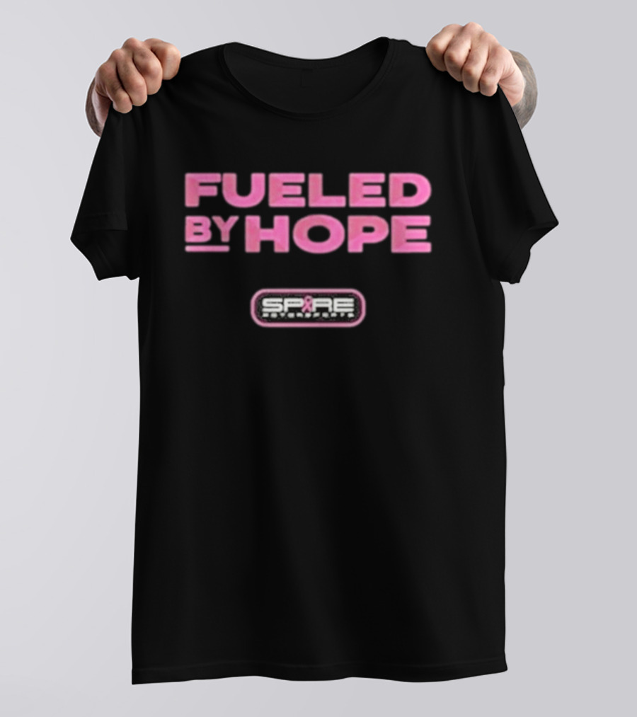 Fueled By Hope Spire Enterprises Pink Ribbon 2026 T-Shirt