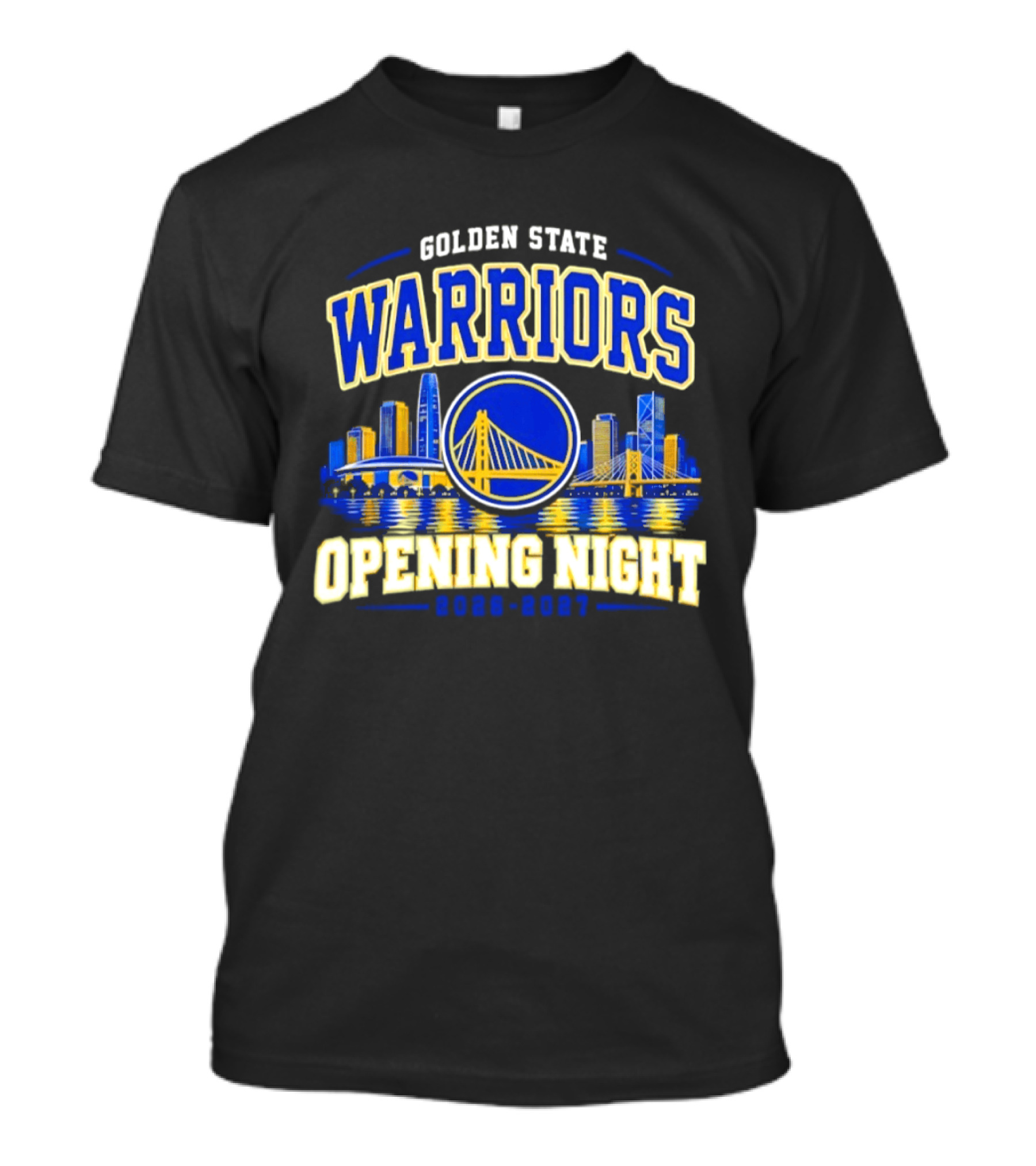 Golden State Warriors Opening Night 2026 2027 City Skyline T-Shirt