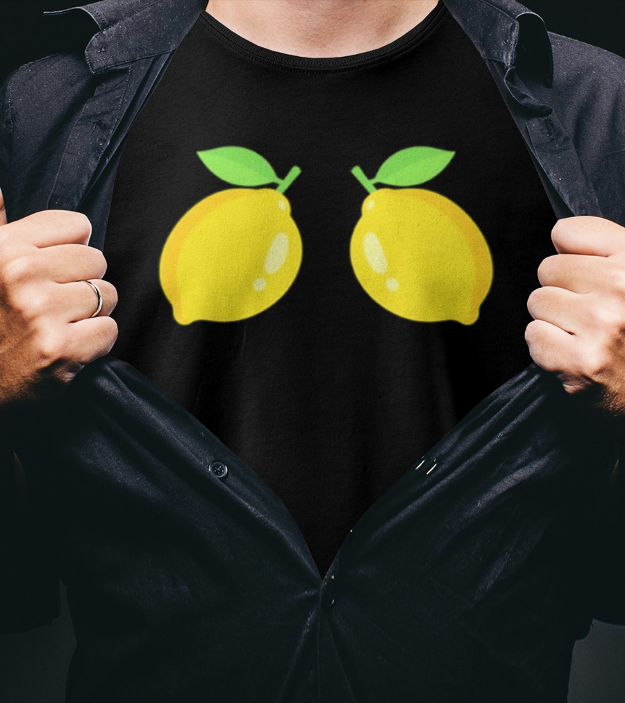 Lemons Over Boobs Bold Citrus T-Shirt