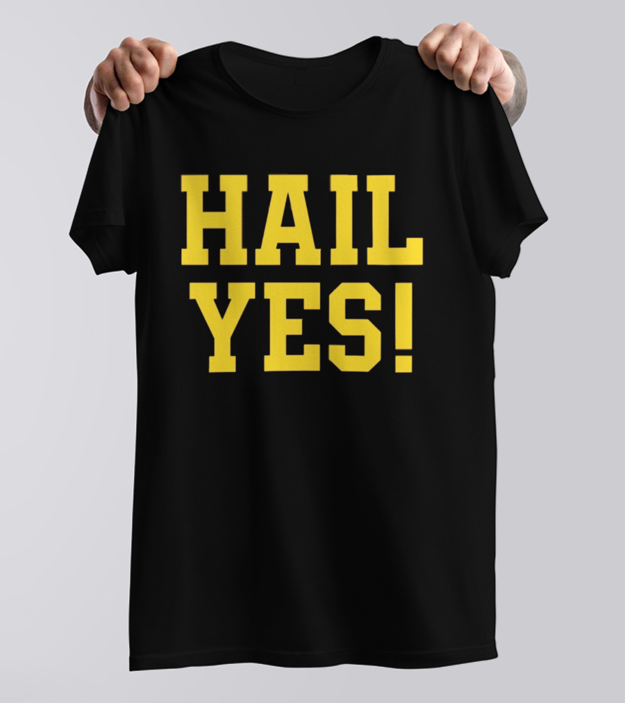 Hail Yes Michigan Wolverines Fan Spirit T-Shirt