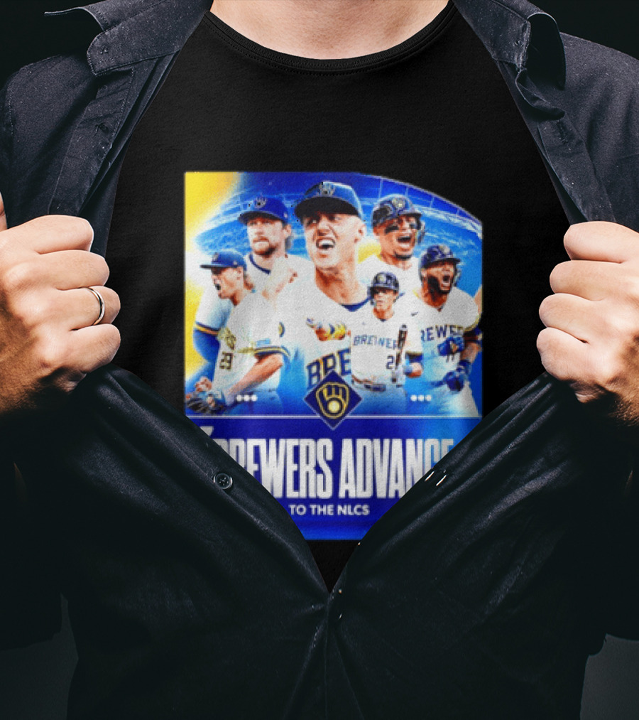 Milwaukee Brewers Advance To The NLCS 2026 Victory Celebration T-Shirt