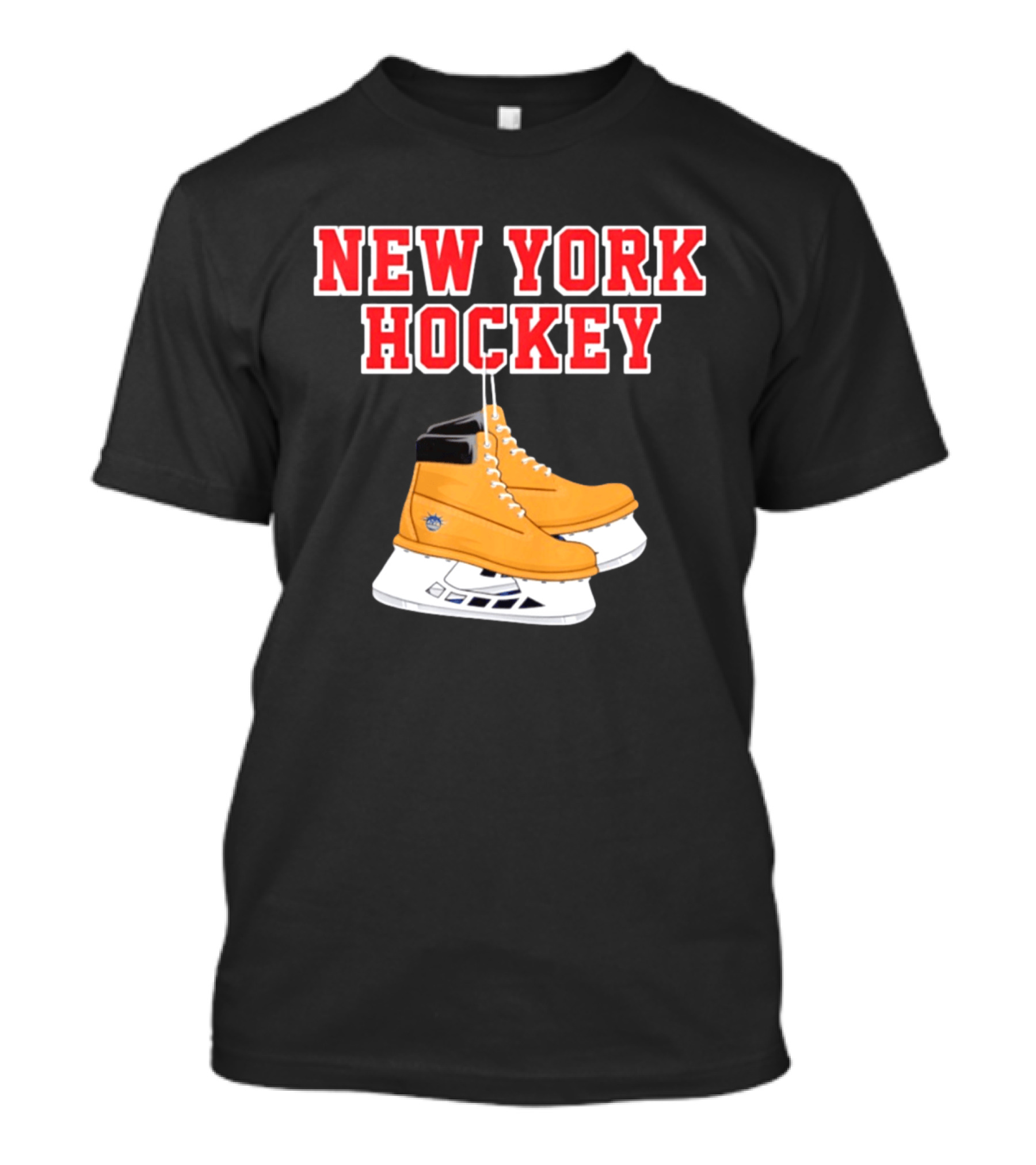 New York Hockey Timberland Ice Skates Ranger T-Shirt